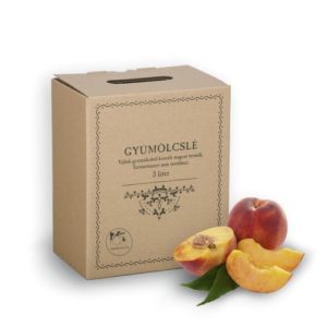 Őszibarackos Almalé – 100% – 3 liter