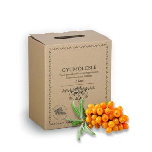 Homoktövis lé – 100% – 3 liter